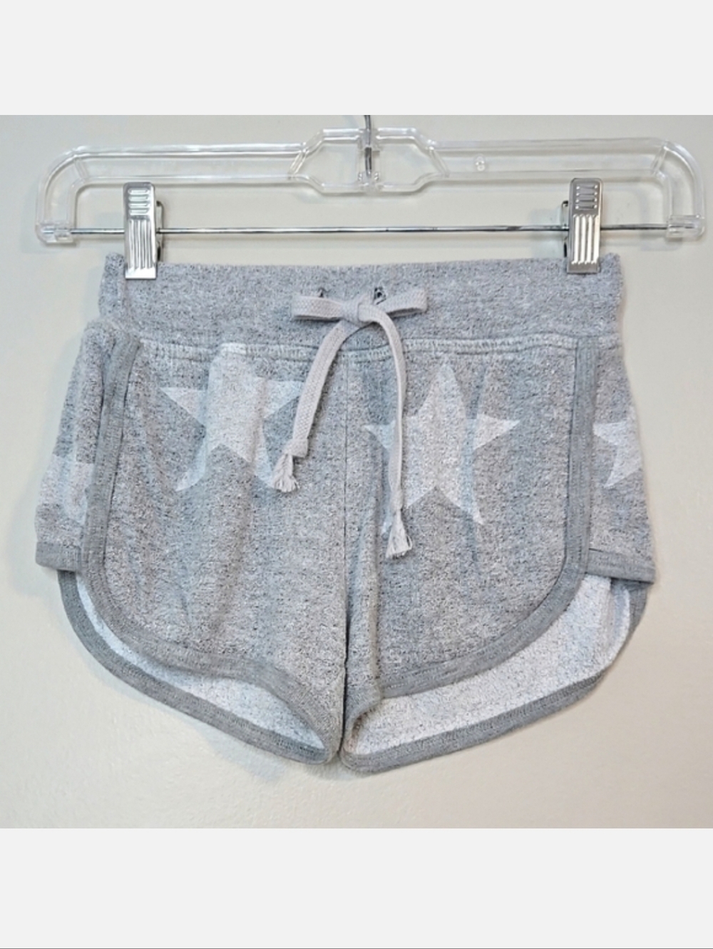T2Love Girls Grey Star Shorts, Size 8 ~ VGUC